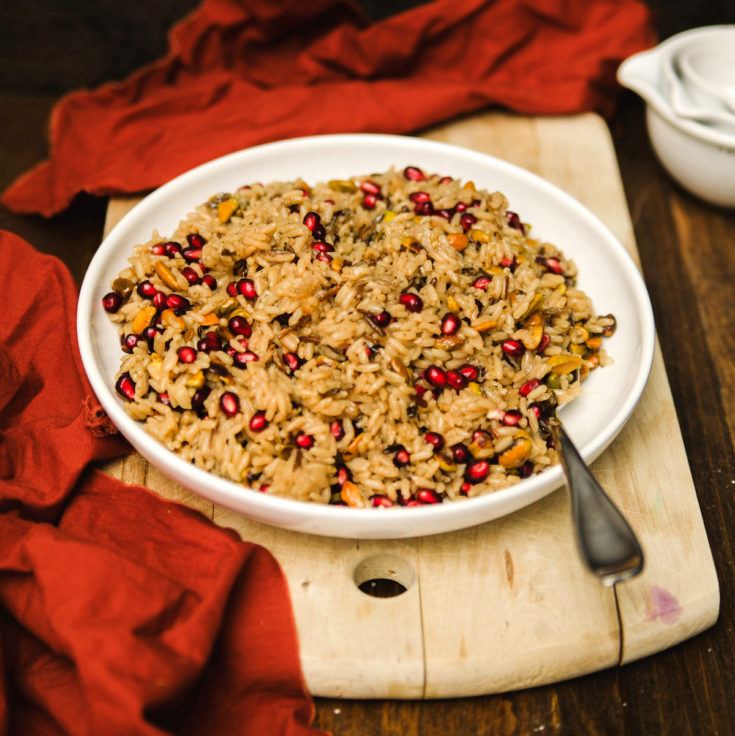 Pomegranate and dwild rice feature image