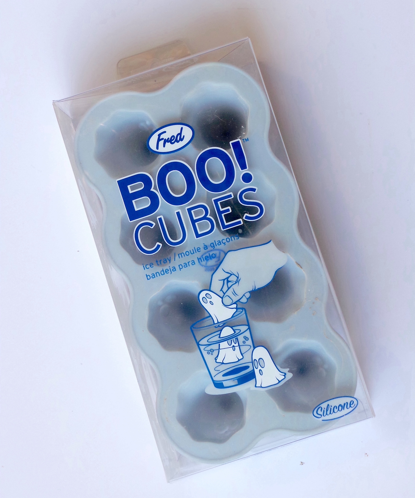 Silicone ghost ice tray