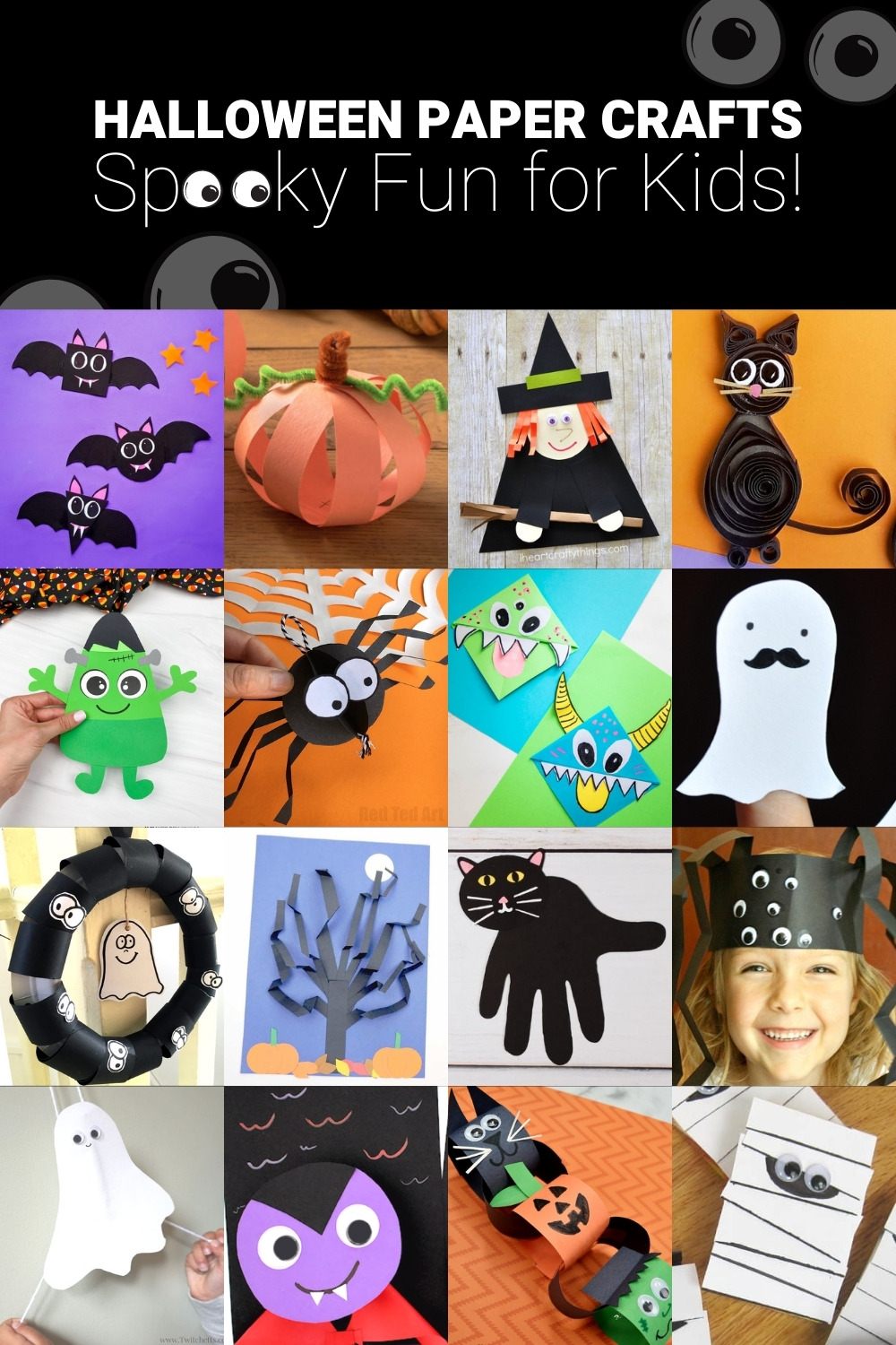 Spooky Fun Halloween Paper Crafts for Kids
