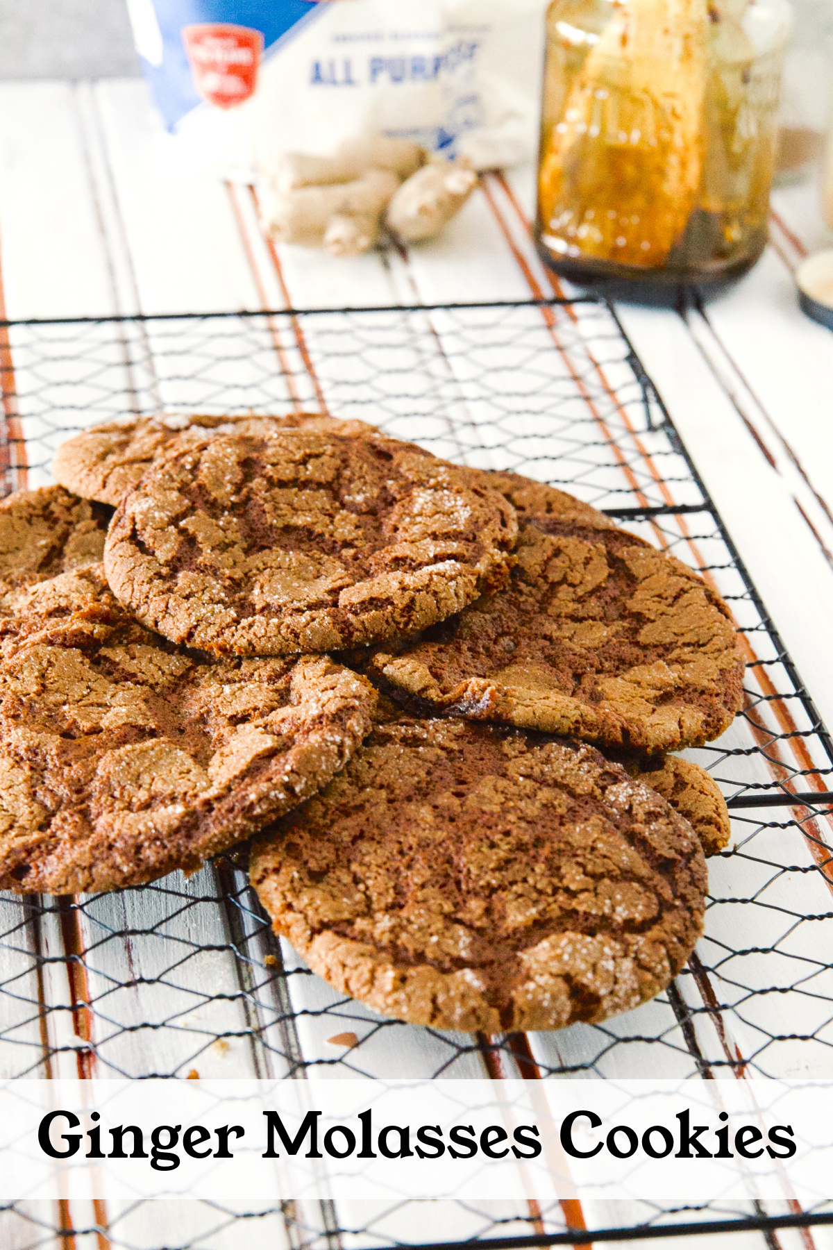 Molasses ginger cookies recipe