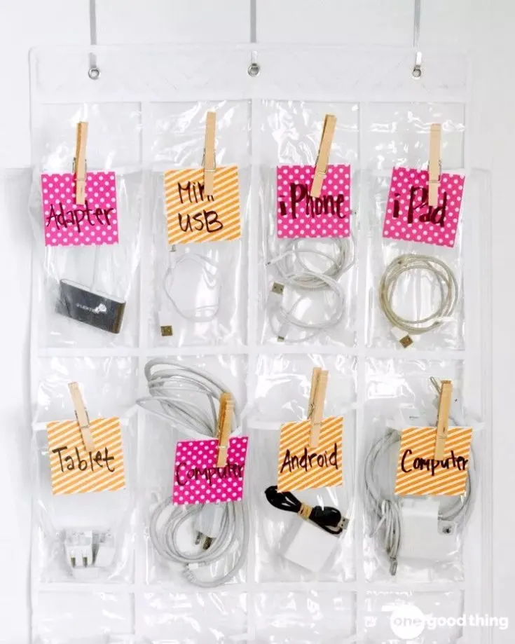 DIY Cord Organizer the Cheapest Way Possible - DIY Candy