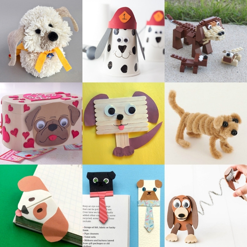 Dog Crafts for Kids of All Ages - DIY Candy