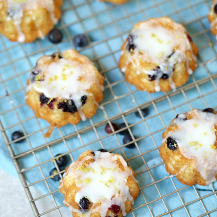 Mini Bundt Cakes with Citrus