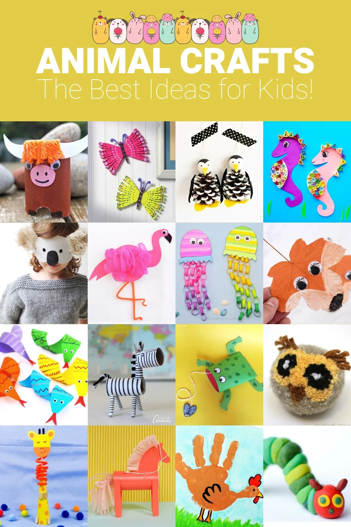 Animal Crafts: The Best Ideas for Kids - DIY Candy