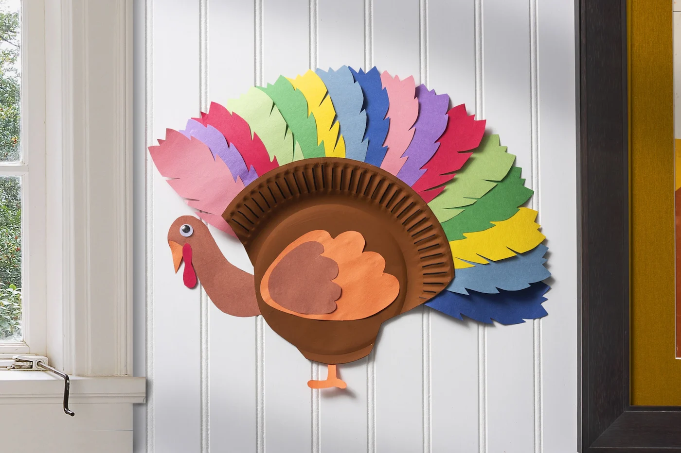 Paper Plate Turkey for a Fun Kids' Thanksgiving - DIY Candy