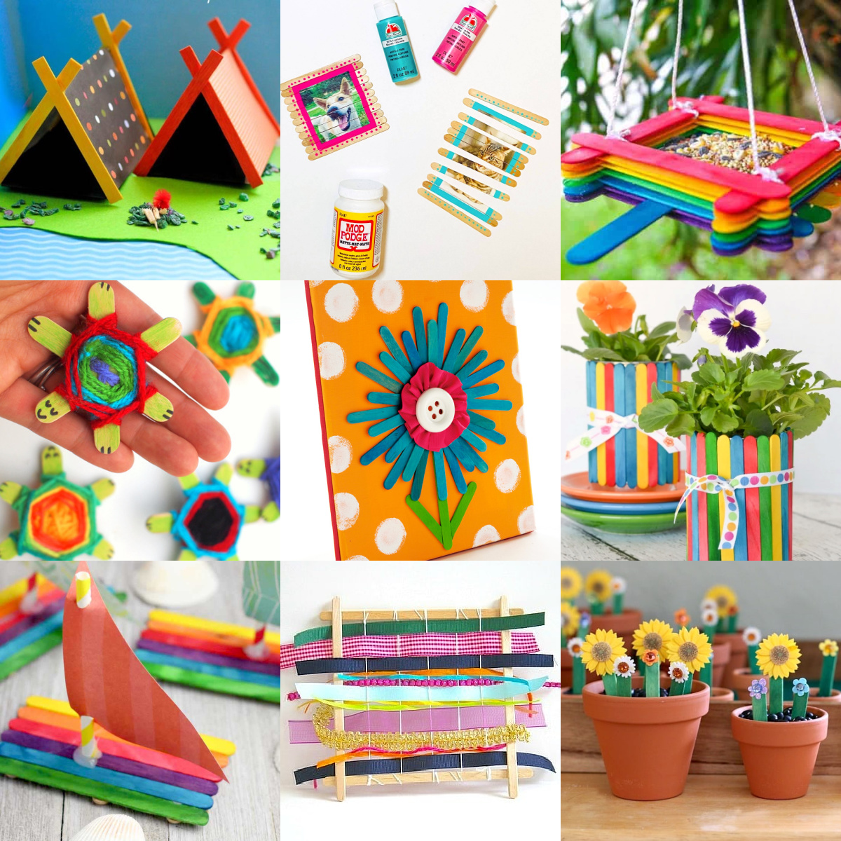 35 Ice Cream Stick Crafts Your Kids Will Love DIY Candy