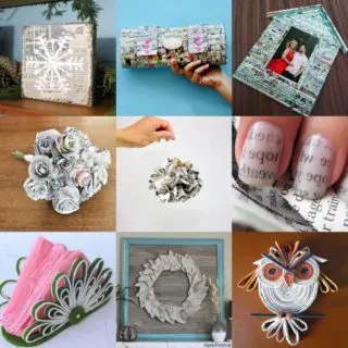 Newspaper Crafts - Creative Upcycle Ideas for Adults