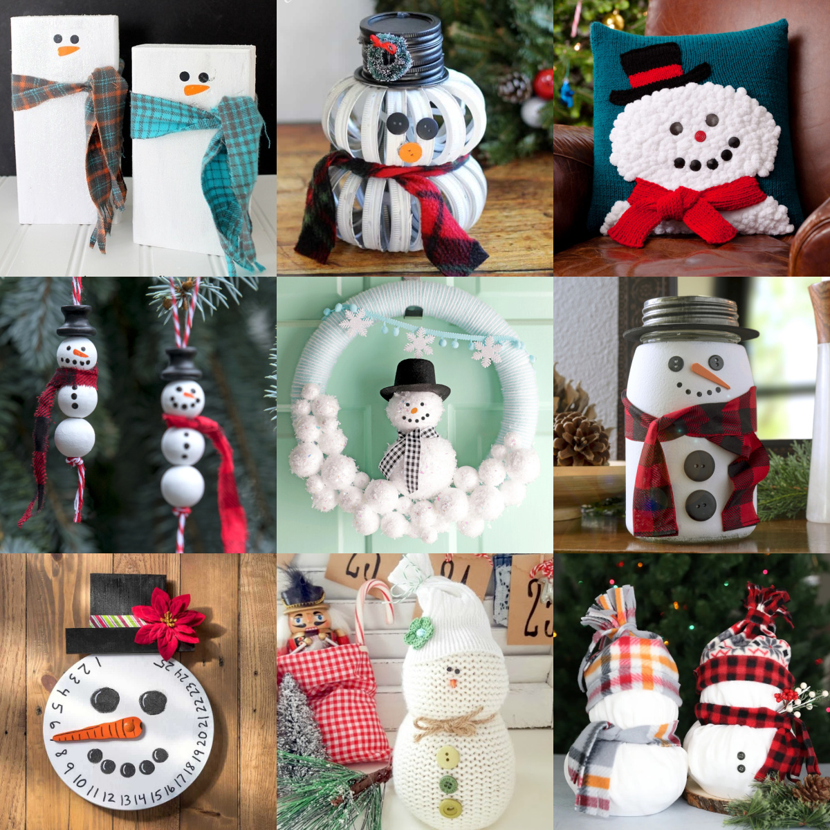 Snowman Crafts For Adults This Winter - Diy Candy