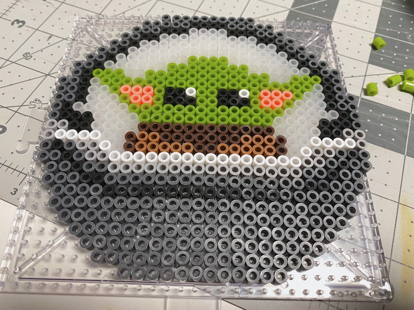 thumbnail image 2 of 13000Pcs 2.6mm Mini Fuse Bead Kit - 24 Colors Pixel Art Craft Set For 2 of 11