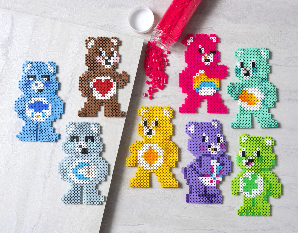 Care Bear Perler Beads (20+ Free Patterns!) DIY Candy