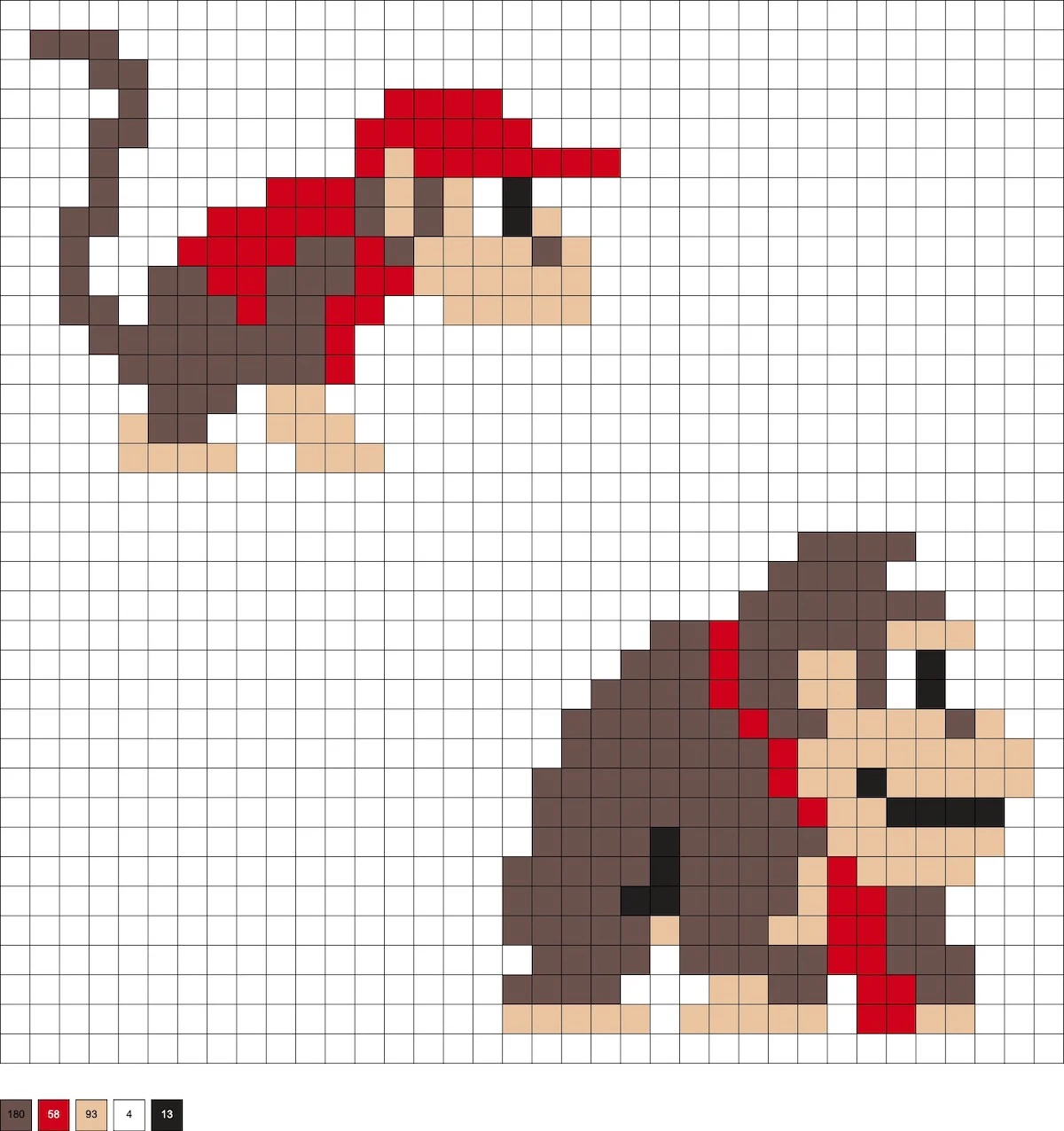 mario perler pattern