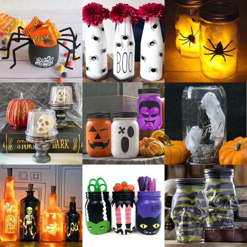 Halloween In A Jar: 30+ Spooky Fun Jar Crafts - DIY Candy