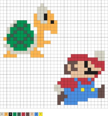 Super Mario Perler Beads (30+ Free Patterns!) - Diy Candy