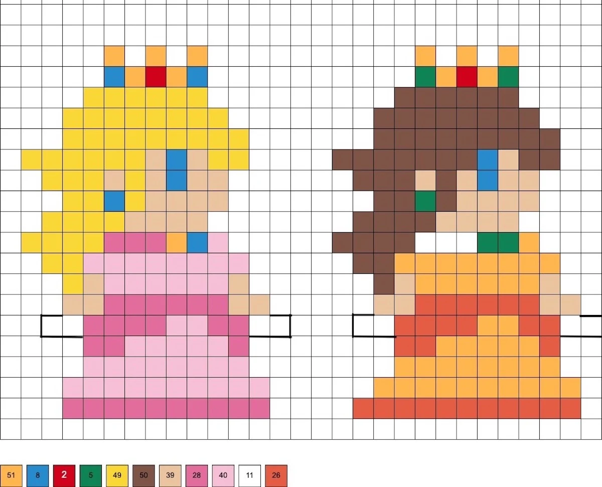 Super Mario Perler Beads Free Patterns DIY Candy