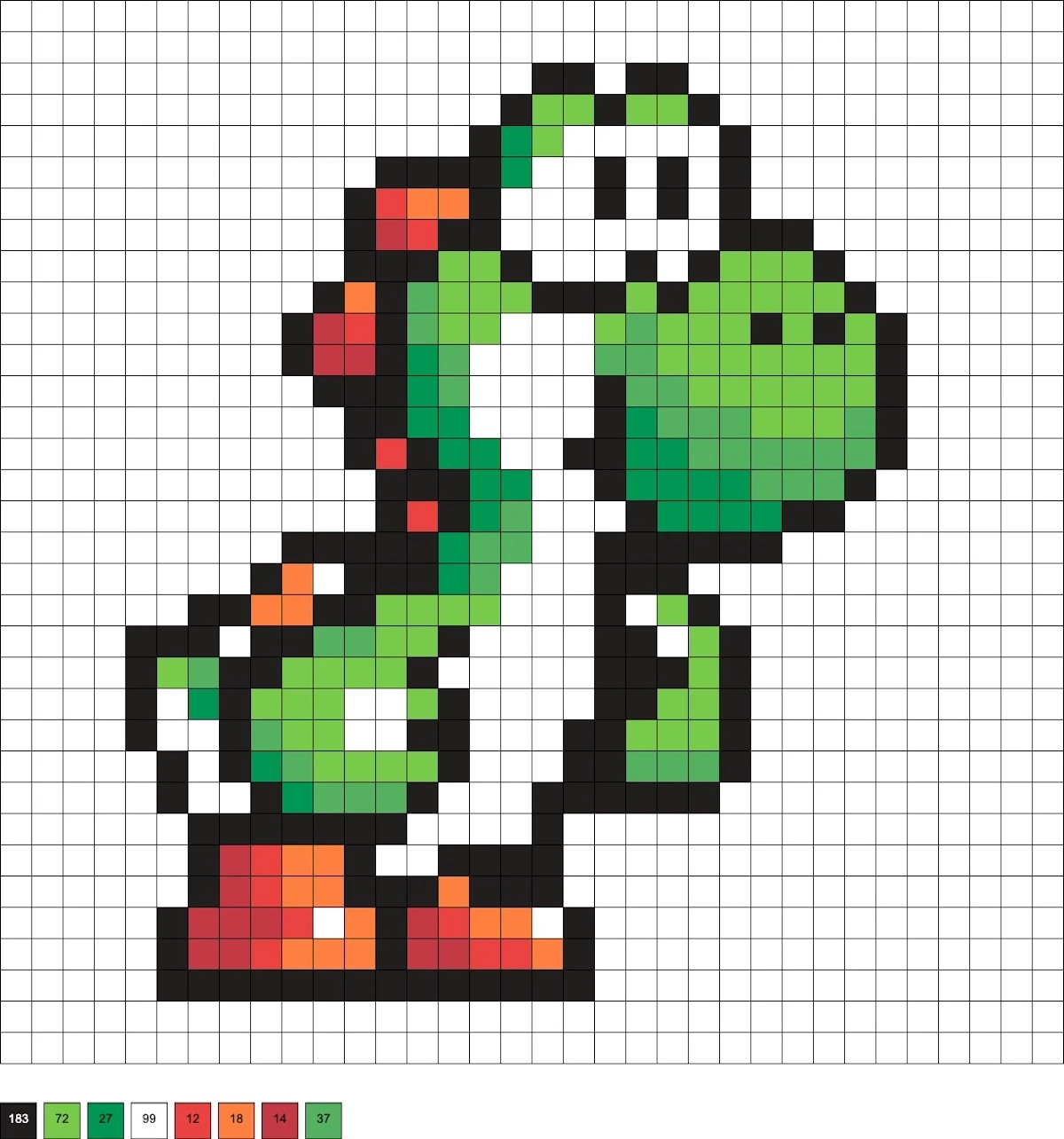 mario perler pattern