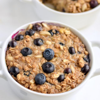 blueberry baked oats