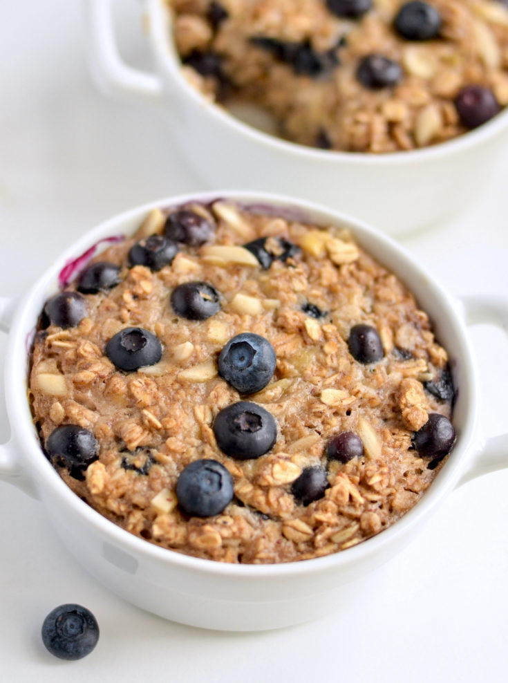 blueberry baked oats