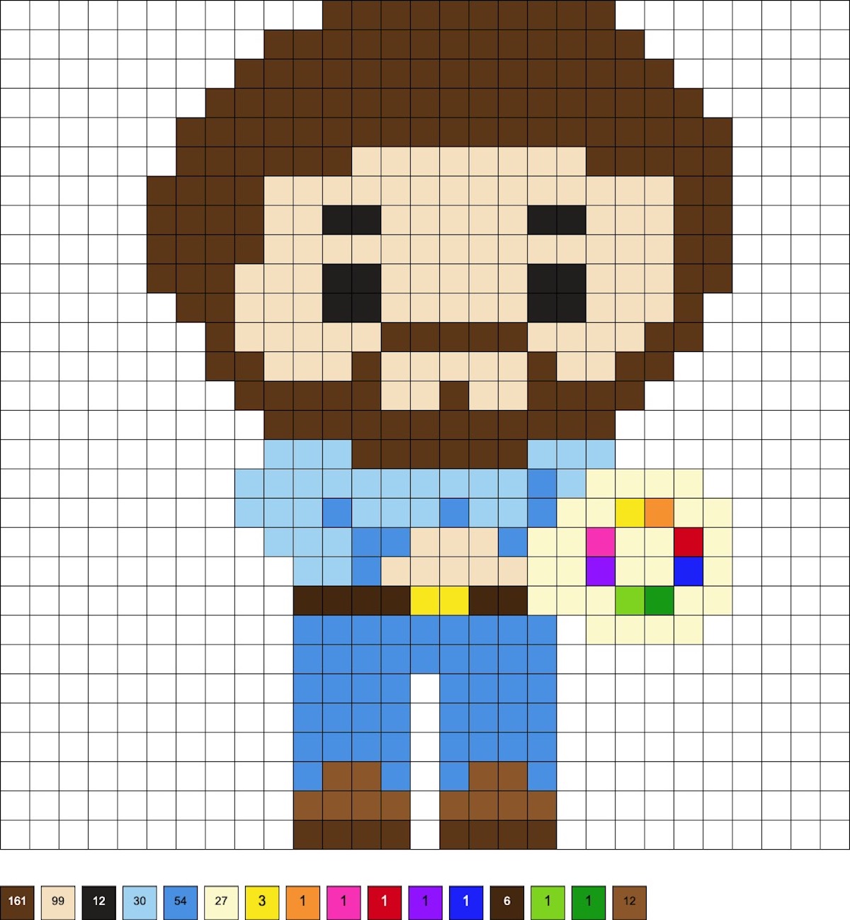 bob ross perler