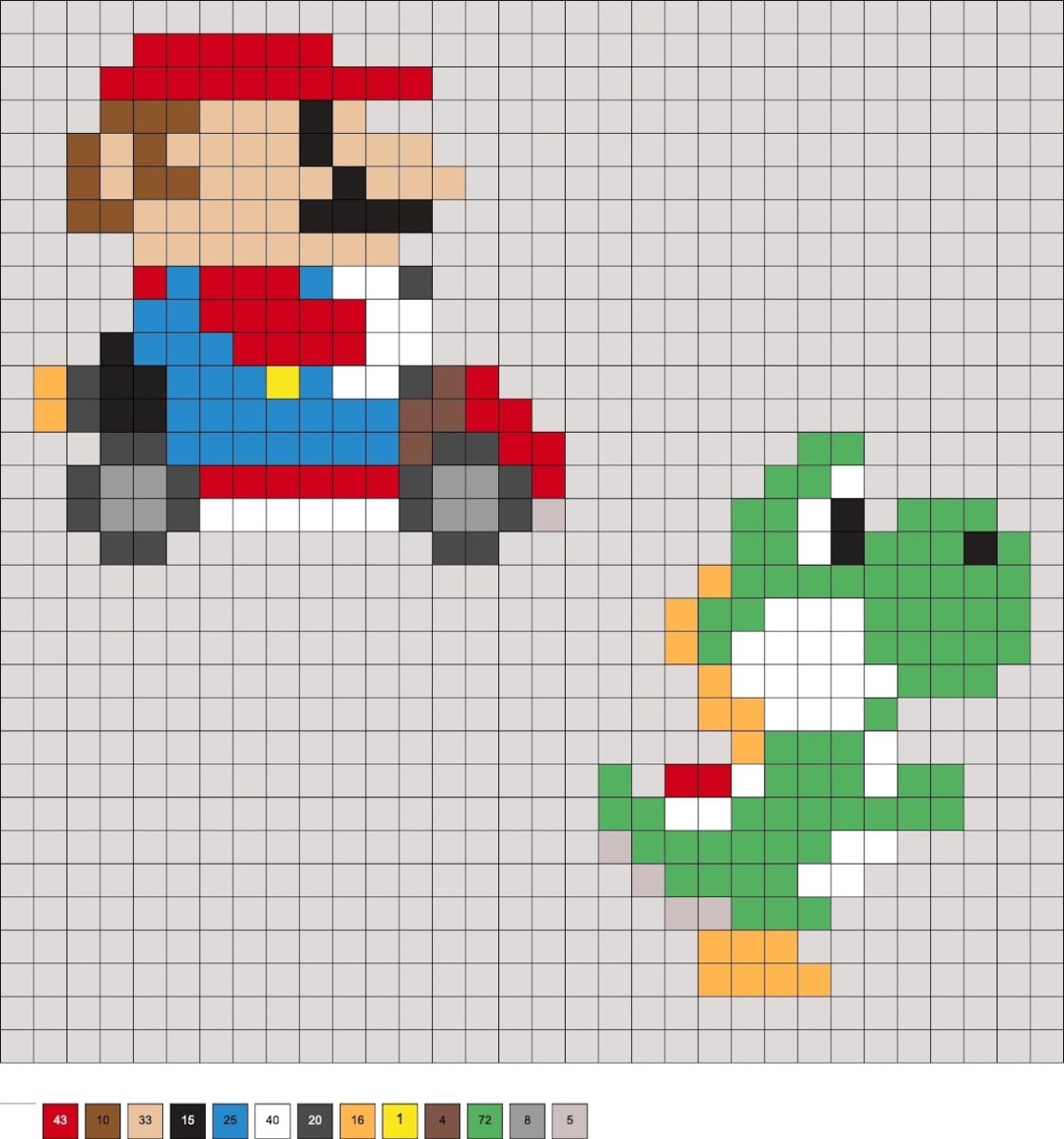 Super Mario Perler Beads (30+ Free Patterns!) - DIY Candy