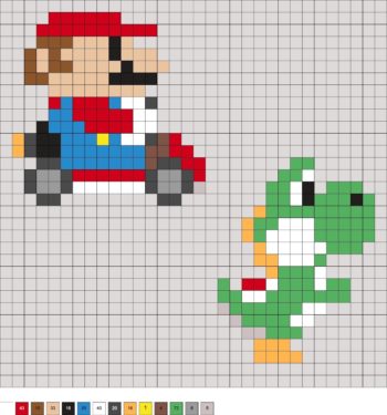 Super Mario Perler Beads (30+ Free Patterns!) - Diy Candy