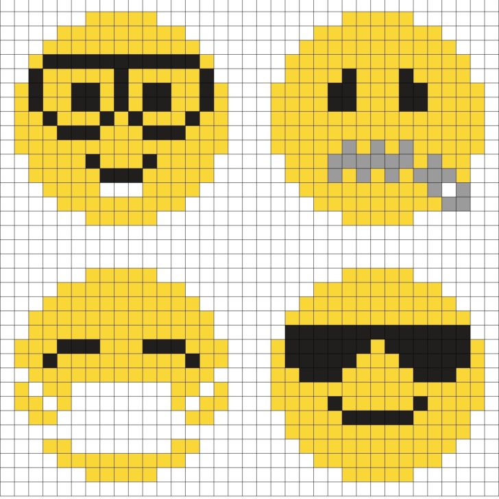 Emoji Perler Beads (Over 40 Patterns!) - DIY Candy