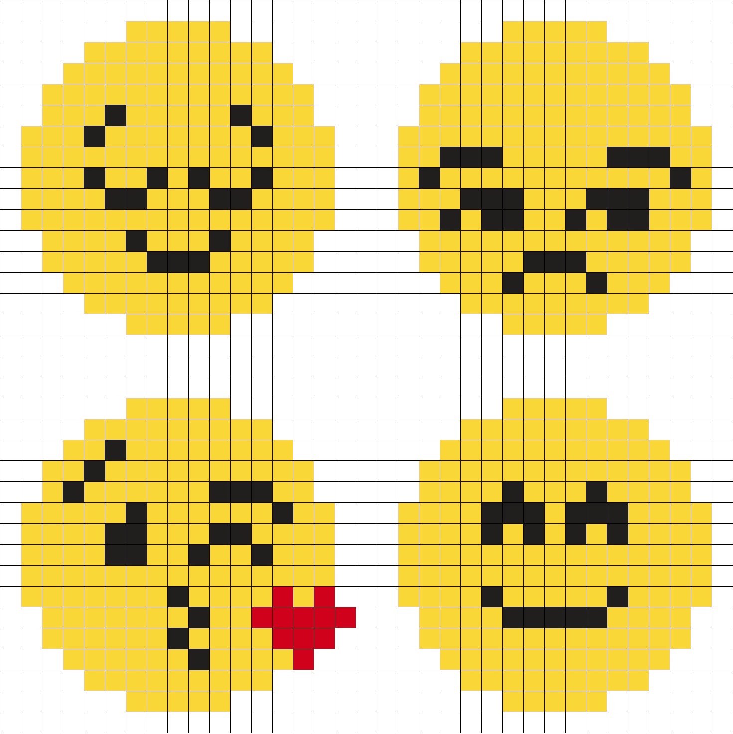 emoji melting beads
