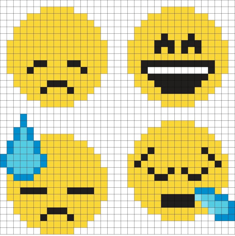 Emoji Perler Beads (Over 40 Patterns!) | LaptrinhX / News