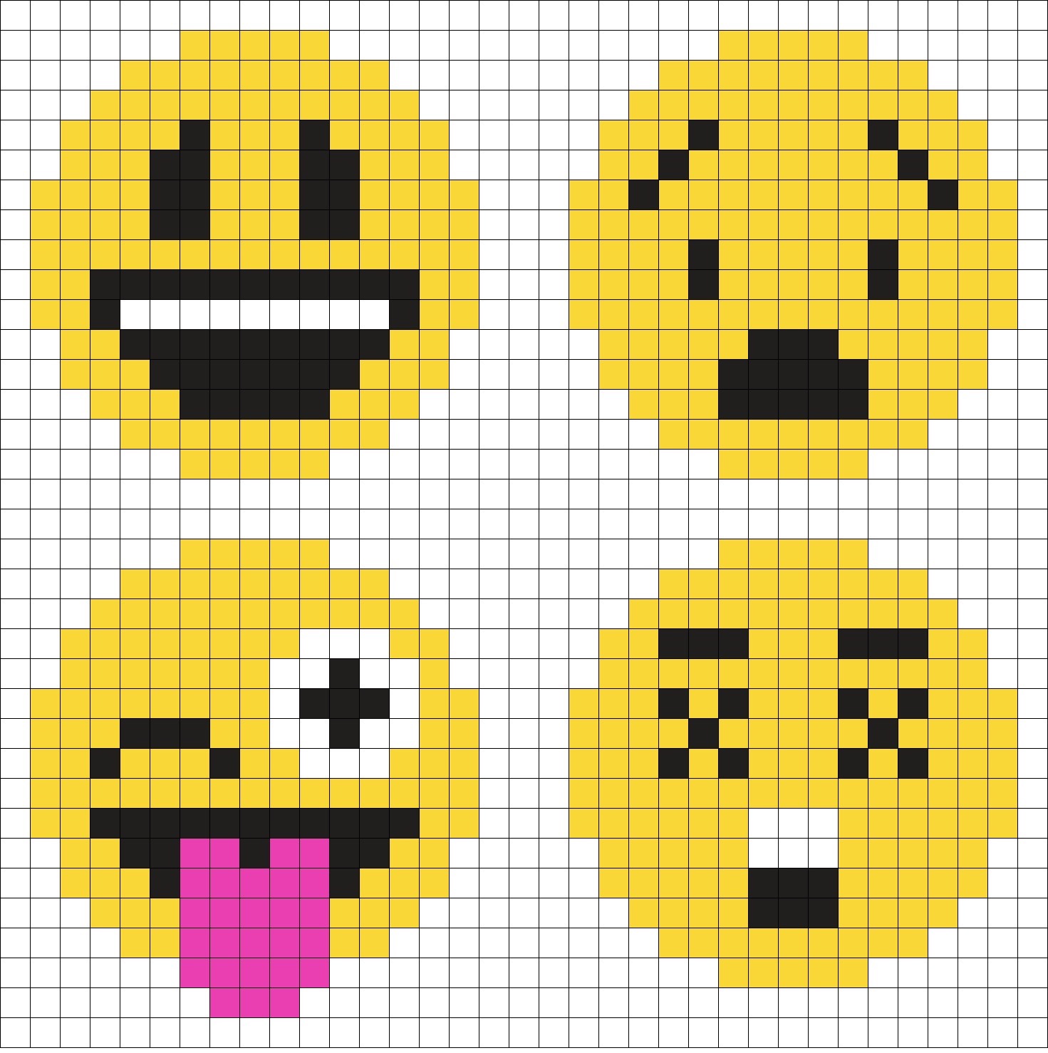 emoji melty beads