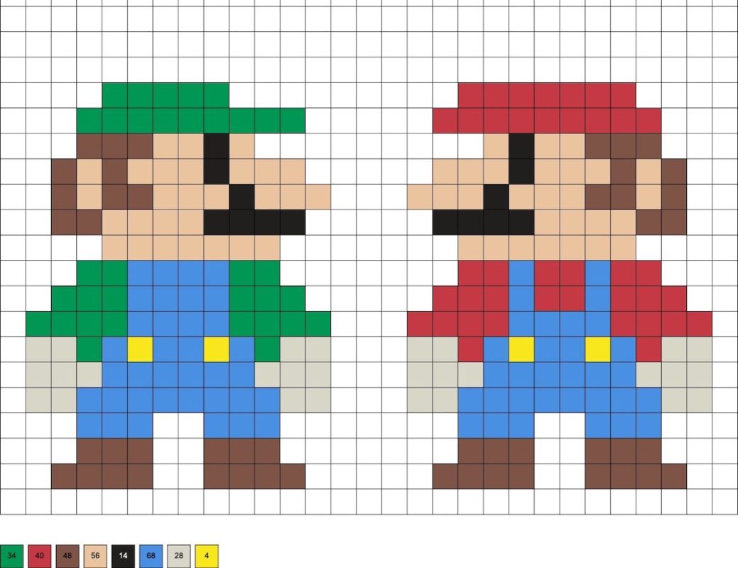 Super Mario Perler Beads (30+ Free Patterns!) DIY Candy