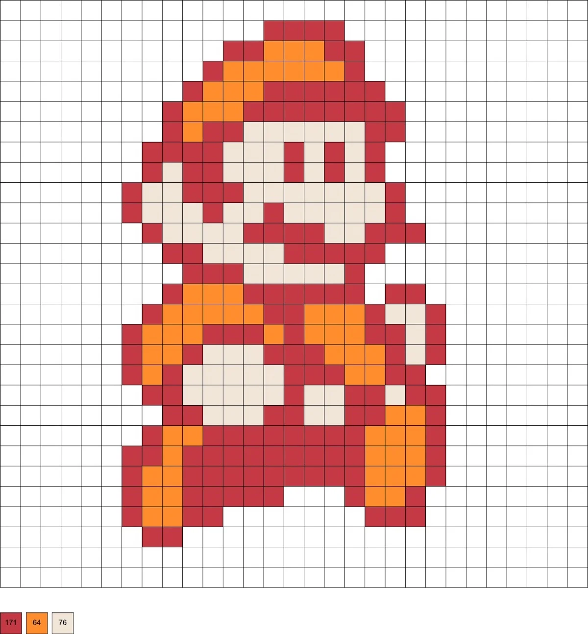 8 bit koopa troopa grid