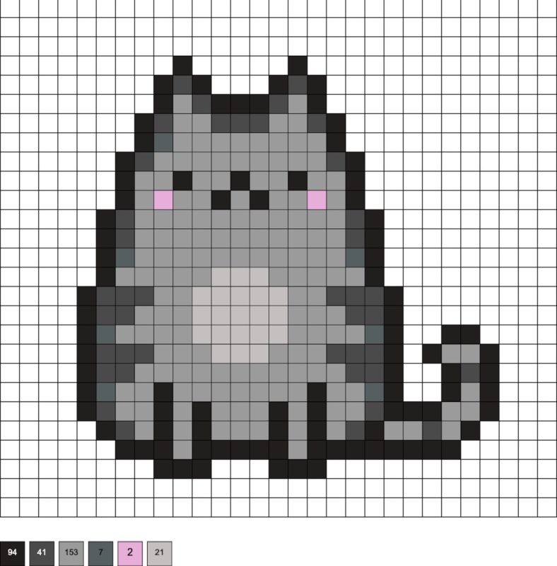 Cat Perler Beads (Over 50 Free Patterns!) - DIY Candy