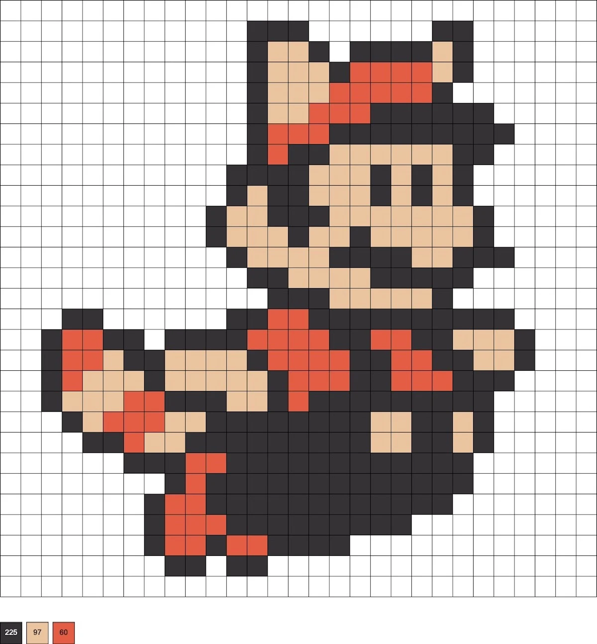 8 bit koopa troopa grid