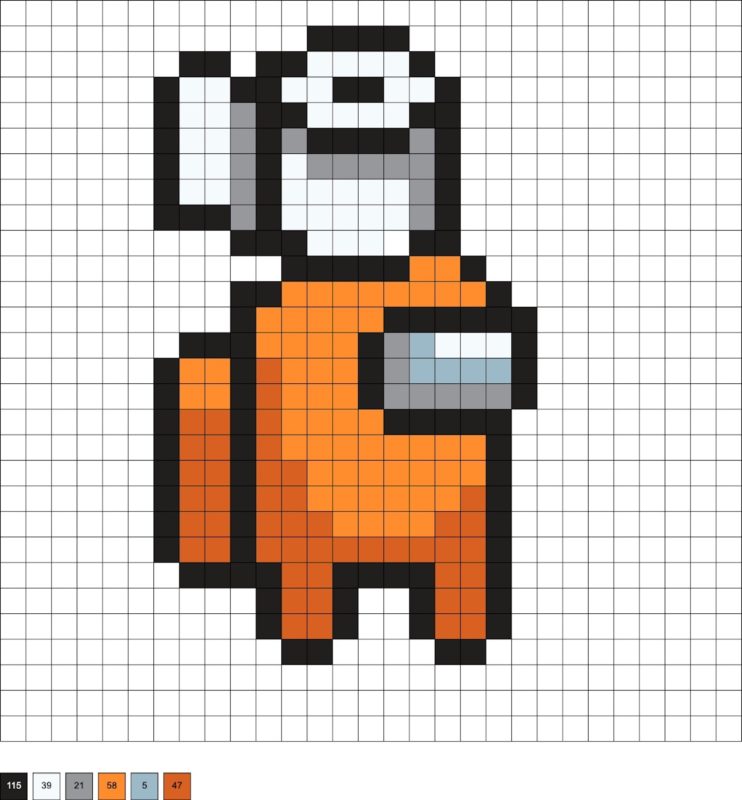 Among Us Perler Beads (14 Free Patterns!) DIY Candy