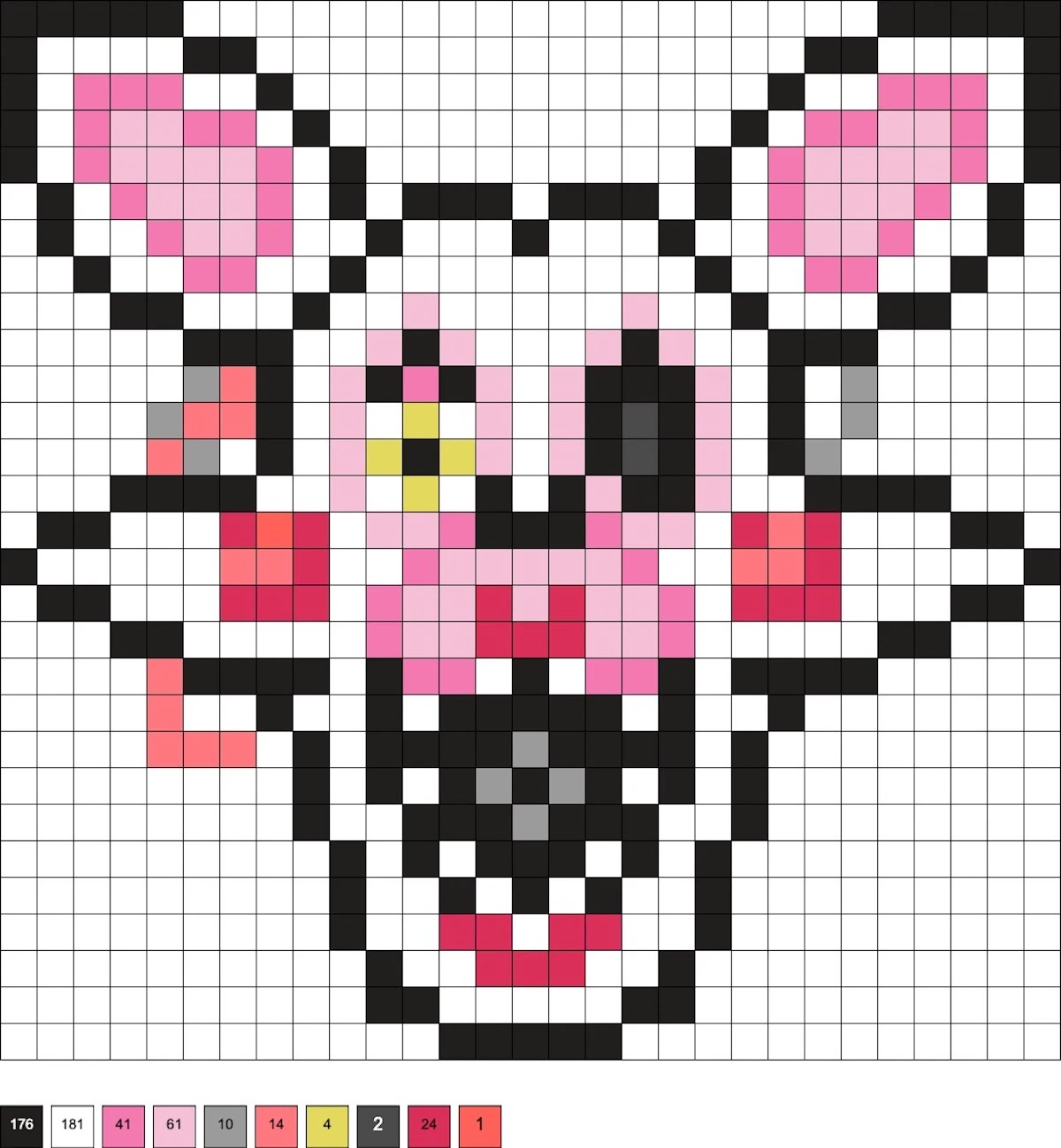 Mangle perler pattern