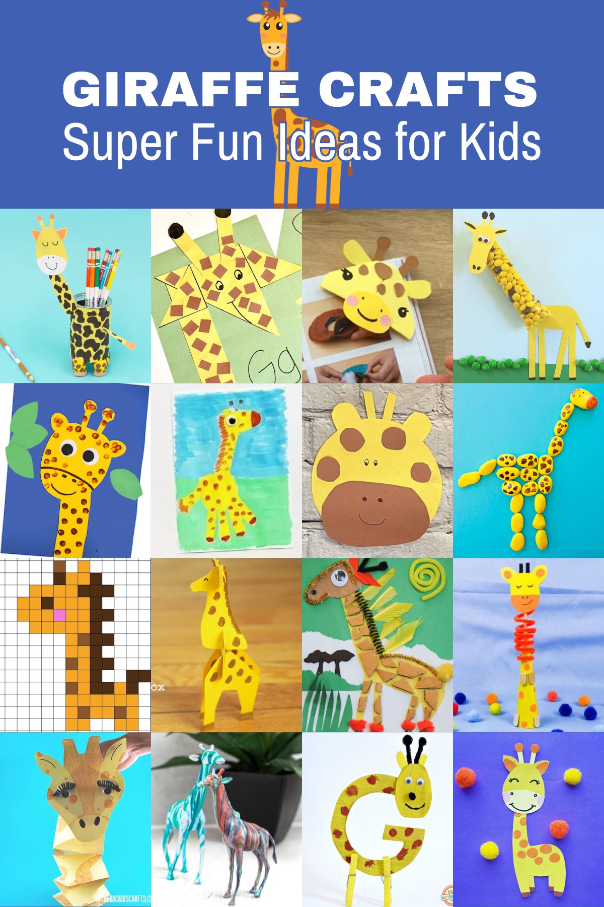 Super fun giraffe crafts for kids