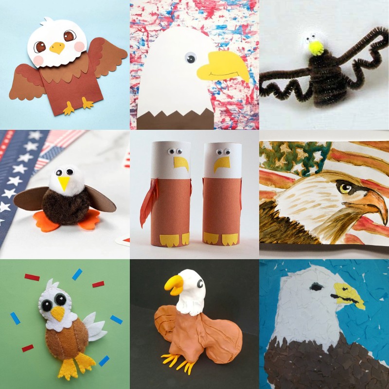 Eagle Crafts: Patriotic Fun for Kids! - DIY Candy