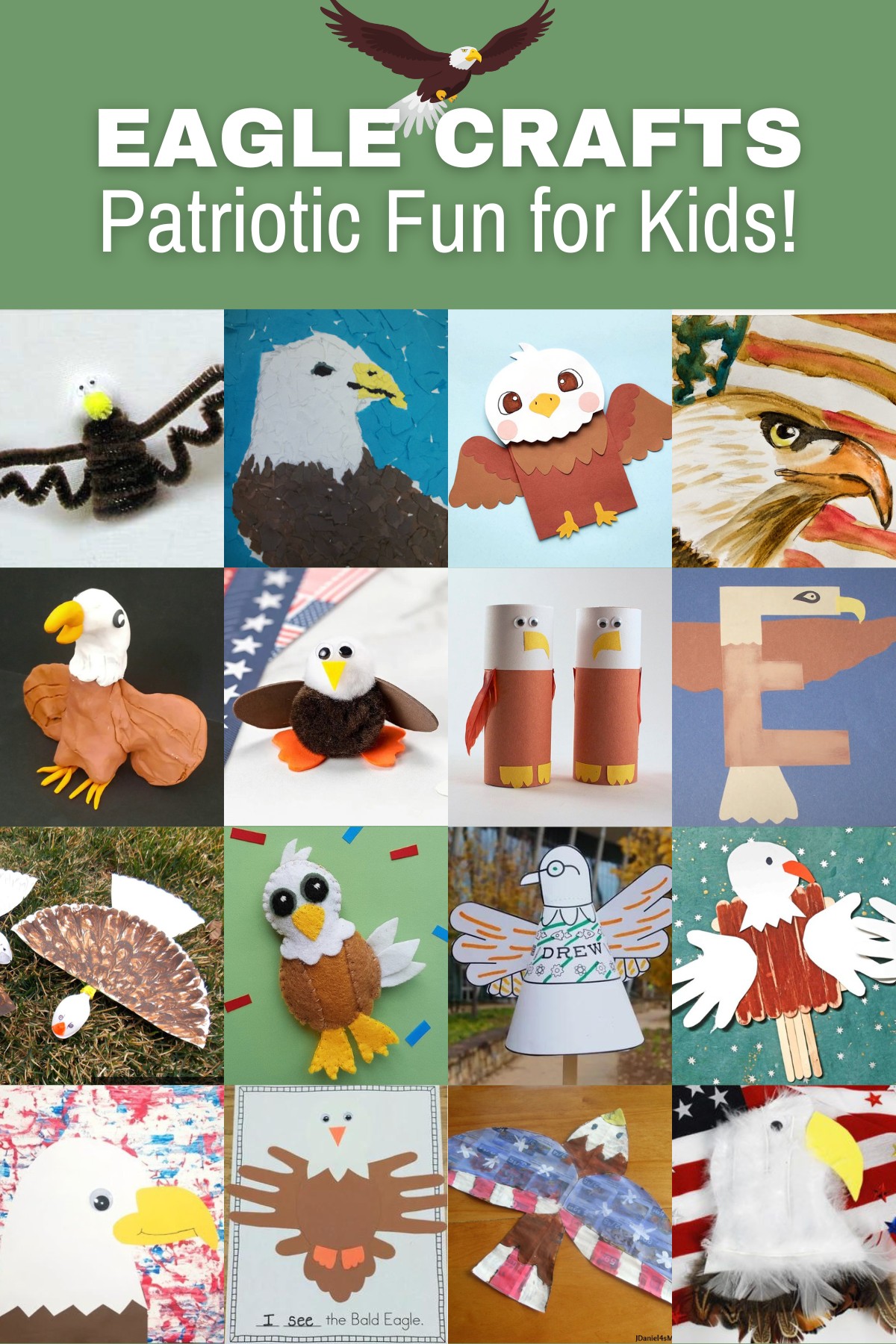 eagle crafts - patriotic fun for kids