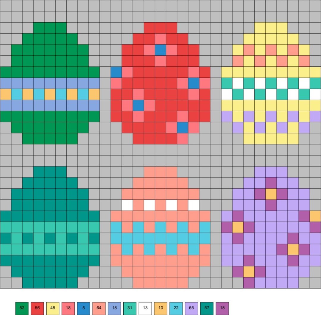 Easter Perler Beads (50+ Free Patterns!) - DIY Candy