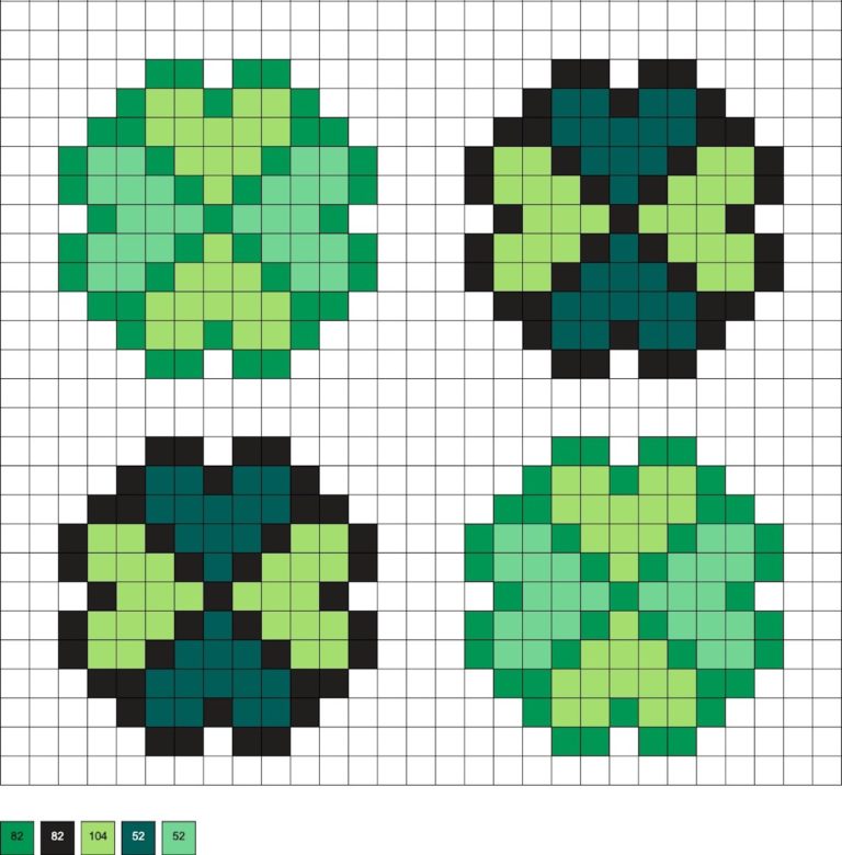 St. Patrick's Day Perler Beads (50+ Patterns!) - DIY Candy