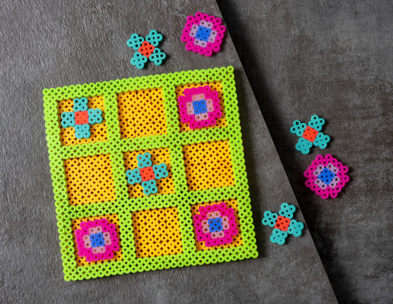 Perler Bead Tic Tac Toe Game Diy Candy