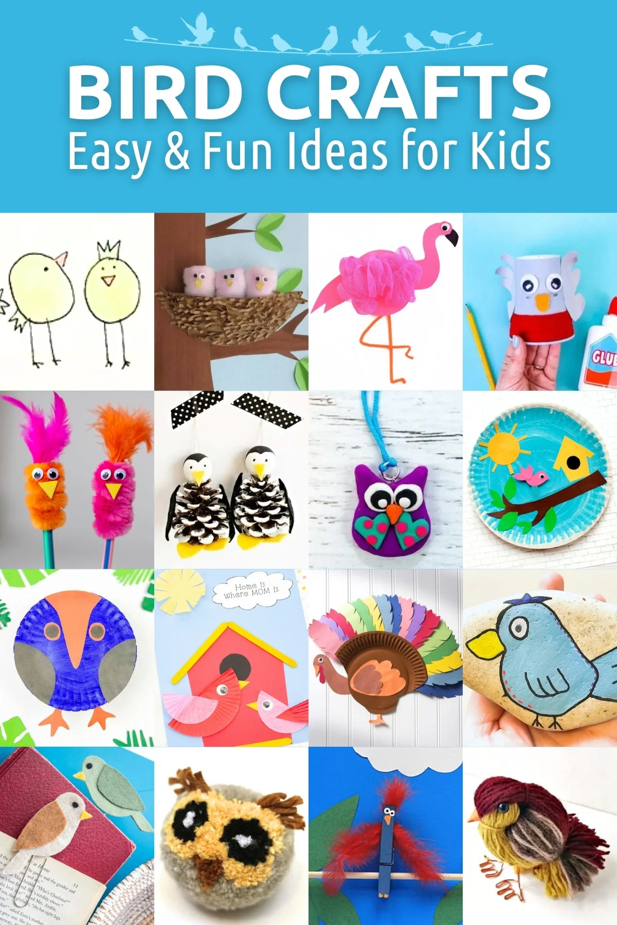 Bird Crafts You Kids Will Enjoy Making