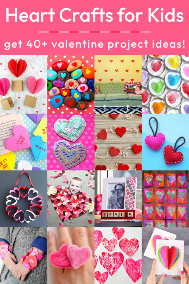 Heart Crafts For Kids Over 40 Ideas Diy Candy