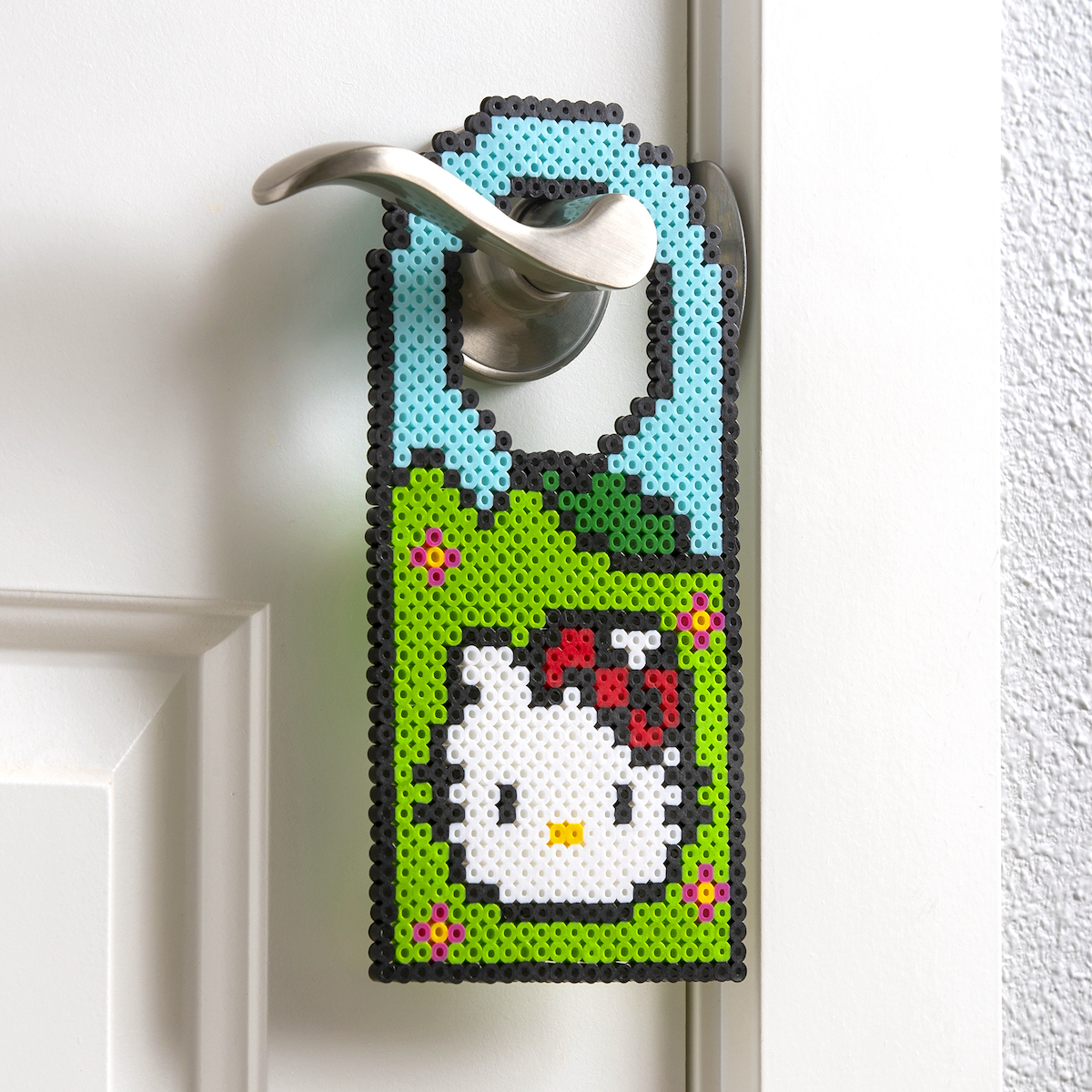 Hello Kitty Door Hanger Perler Beads DIY Candy