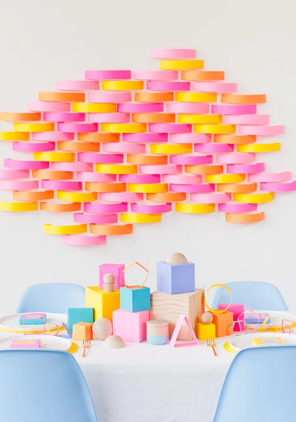 6 creative wrapping paper party decorations: Luau edition! -  Think.Make.Share.