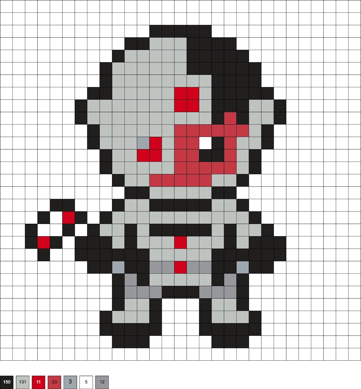 cyborg perler beads