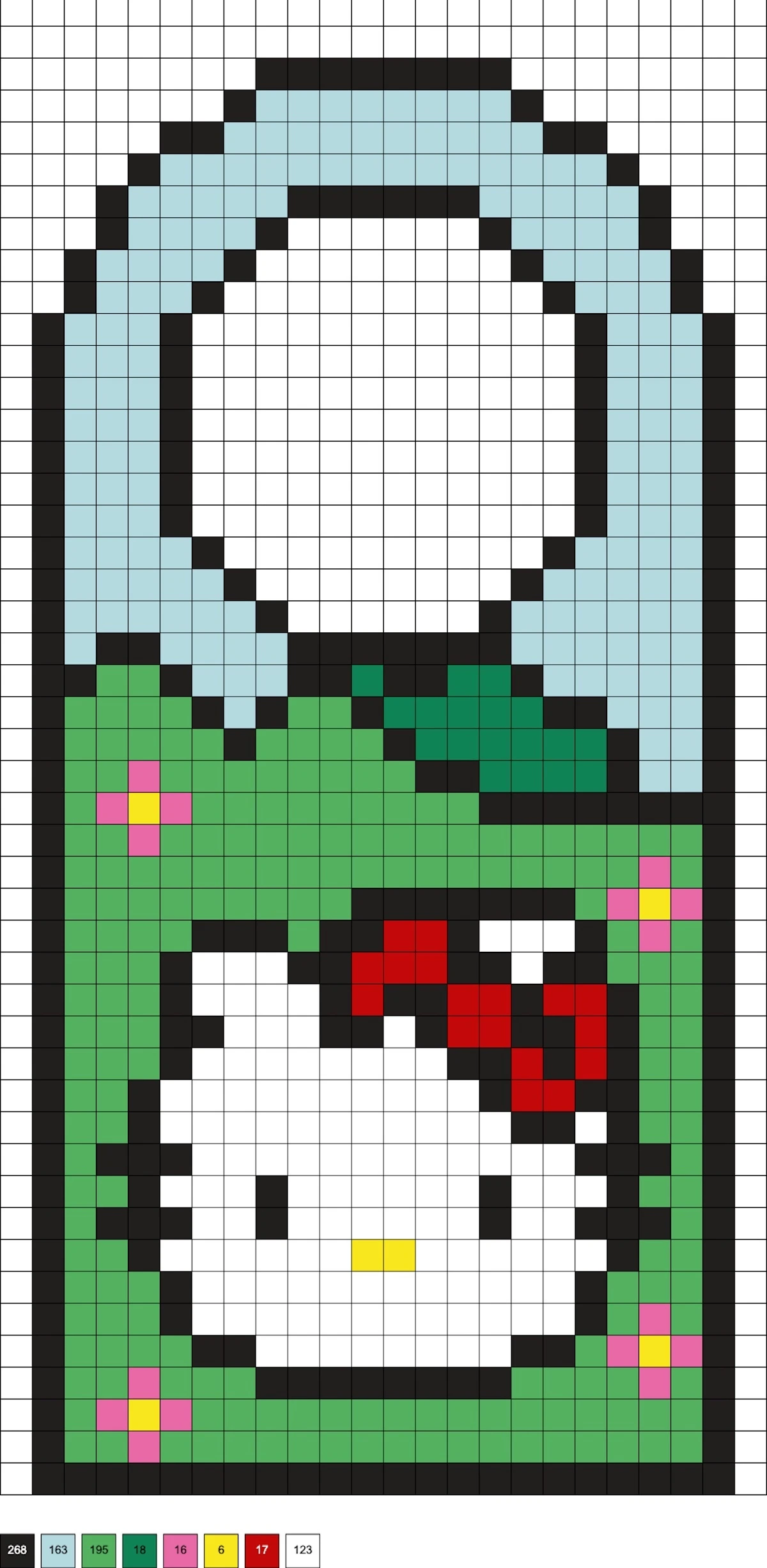 Hello kitty door hanger perler beads diy candy