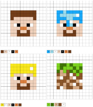 Minecraft Perler Beads (40+ Patterns!) - DIY Candy