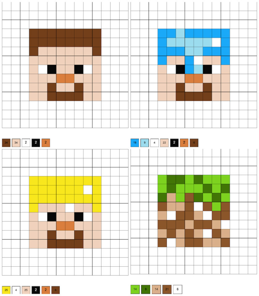 Minecraft Perler Beads (40+ Patterns!) DIY Candy