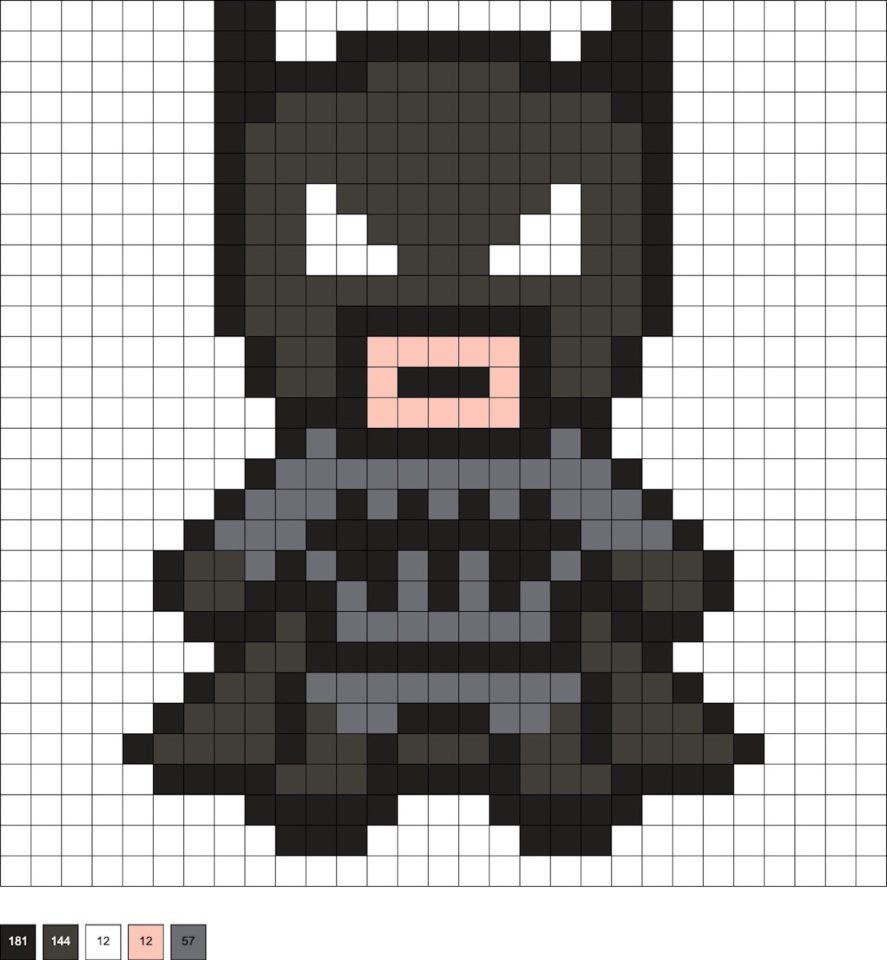 Batman Perler Beads (50+ Free Patterns!) - DIY Candy