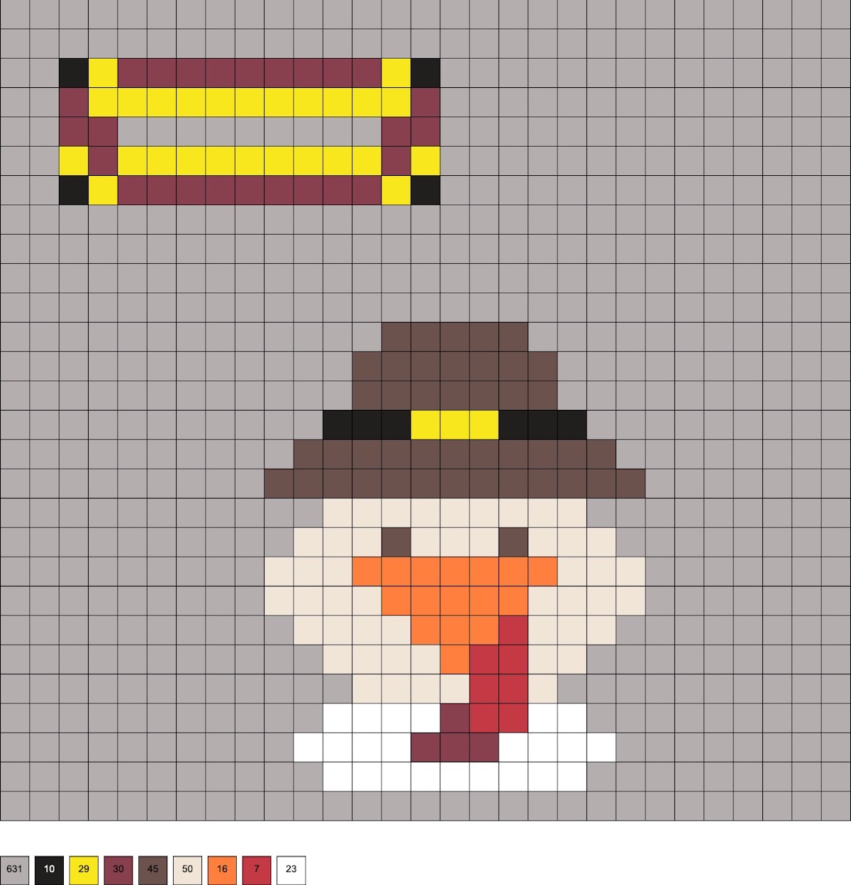 turkey fuse bead pattern